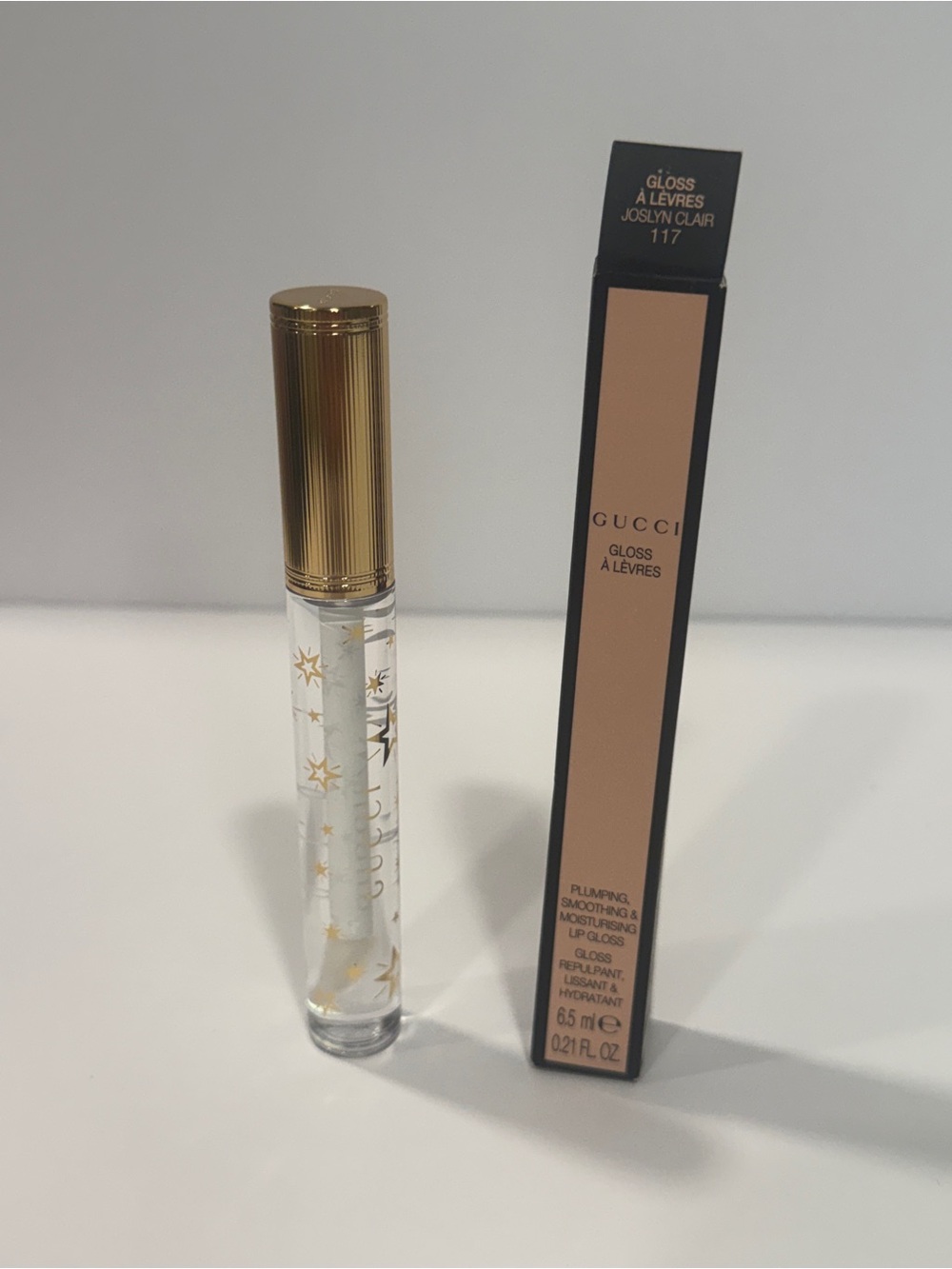 Gucci Gloss À Lèvres Plumping Lip Gloss 117 Joslyn Clair - NIB
